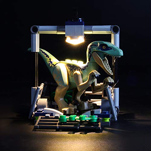 LIGHTAILING Conjunto de Luces (Jurassic World Persecución en Helicóptero de Blue) Modelo de Construcción de Bloques - Kit de luz LED Compatible con Lego 75928 (NO Incluido en el Modelo)