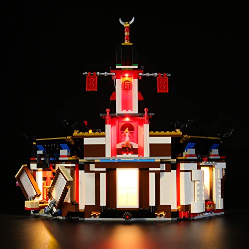 LIGHTAILING Conjunto de Luces (Ninjago Monasterio del Spinjitzu) Modelo de Construcción de Bloques - Kit de luz LED Compatible con Lego 70670 (NO Incluido en el Modelo)