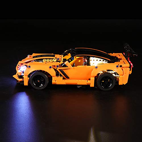 LIGHTAILING Conjunto de Luces (Technic Chevrolet Corvette ZR1) Modelo de Construcción de Bloques - Kit de luz LED Compatible con Lego 42093 (NO Incluido en el Modelo)