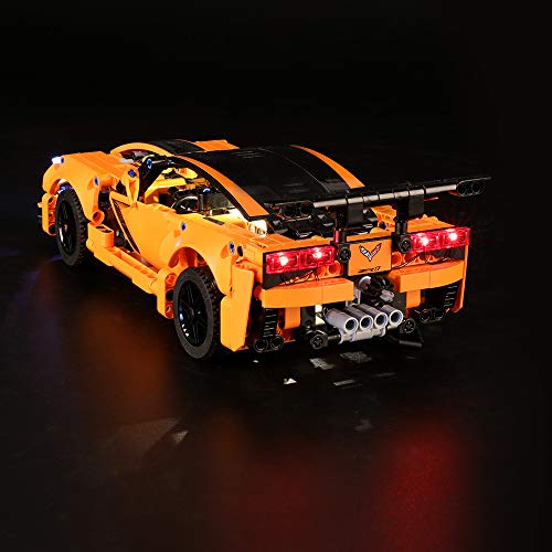 LIGHTAILING Conjunto de Luces (Technic Chevrolet Corvette ZR1) Modelo de Construcción de Bloques - Kit de luz LED Compatible con Lego 42093 (NO Incluido en el Modelo)