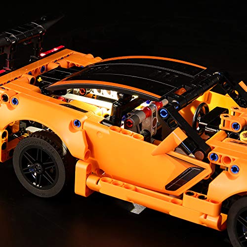 LIGHTAILING Conjunto de Luces (Technic Chevrolet Corvette ZR1) Modelo de Construcción de Bloques - Kit de luz LED Compatible con Lego 42093 (NO Incluido en el Modelo)