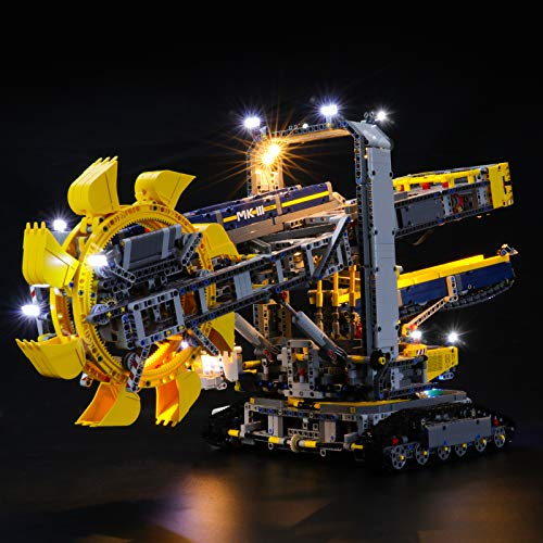 LIGHTAILING Conjunto de Luces (Technic Excavadora de Cangilones) Modelo de Construcción de Bloques - Kit de luz LED Compatible con Lego 42055(NO Incluido en el Modelo)