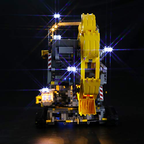 LIGHTAILING Conjunto de Luces (Technic Excavadora de Cangilones) Modelo de Construcción de Bloques - Kit de luz LED Compatible con Lego 42055(NO Incluido en el Modelo)