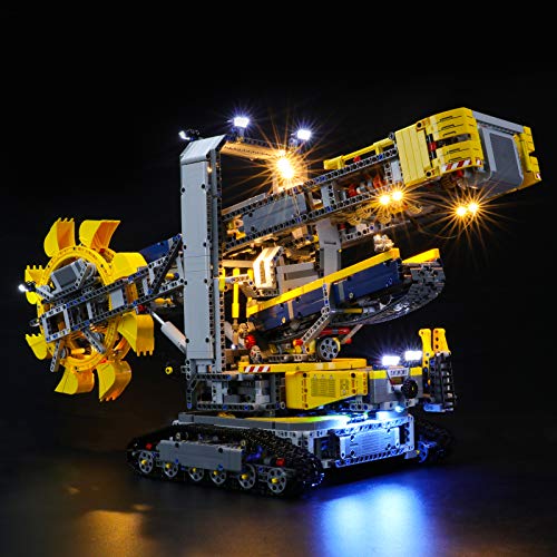 LIGHTAILING Conjunto de Luces (Technic Excavadora de Cangilones) Modelo de Construcción de Bloques - Kit de luz LED Compatible con Lego 42055(NO Incluido en el Modelo)