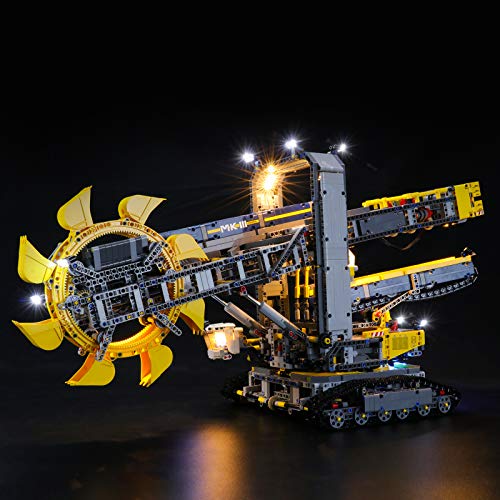 LIGHTAILING Conjunto de Luces (Technic Excavadora de Cangilones) Modelo de Construcción de Bloques - Kit de luz LED Compatible con Lego 42055(NO Incluido en el Modelo)