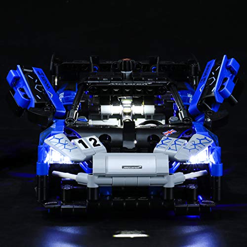 LIGHTAILING Conjunto de Luces (Technic McLaren Senna GTR) Modelo de Construcción de Bloques - Kit de luz LED Compatible con Lego 42123(NO Incluido en el Modelo)