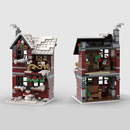 Likecom MOC-79497, 1520 piezas, diseño de casita navideña, juguete de construcción para el día de invierno, coleccionable, diseñado y con licencia de Little_Thomas, compatible con Lego