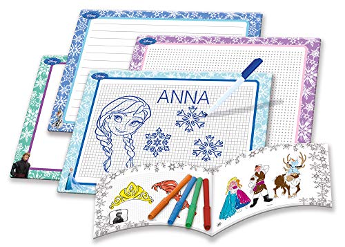 Lisciani - Disney Frozen Reina de Las Nieves - Escuela de dibujo - Juego educativo creativo para niñas a partir de 4 años