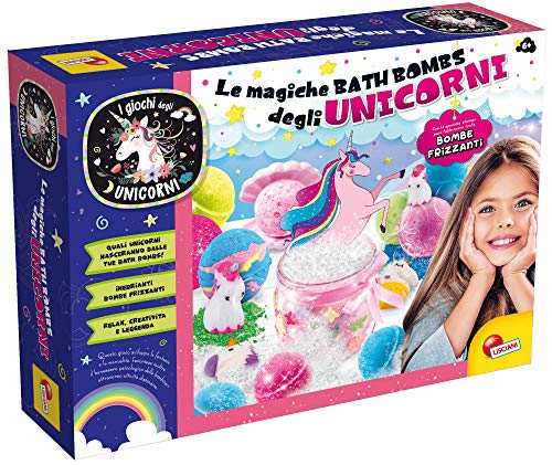 Lisciani Giochi – 77014 - Juego para niños CREA Bath Bombs de los Unicornios