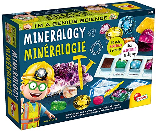 Lisciani - I'm Genius - El Laboratorio de la Mineralogía - Juego educativo científico para niños a partir de 7 años - Versión Multilingua (EX56194)