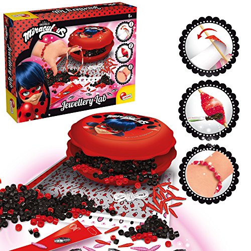 Lisciani - Ladybug Miracolous - El laboratorio de joyas - Juego educativo creativo para niñas a partir de 5 años (68272)