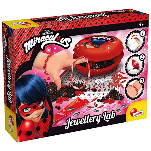 Lisciani - Ladybug Miracolous - El laboratorio de joyas - Juego educativo creativo para niñas a partir de 5 años (68272)