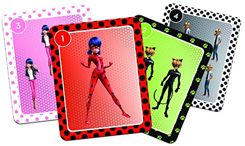 Lisciani - Ladybug Miraculous - Cartas gigantes - Juego de mesa para niños a partir de 4 años