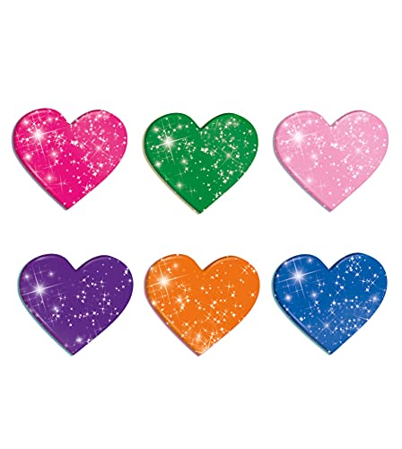 Liscianigiochi- Lisciani, Barbie Glitter Dough, Botes en Forma de corazón-Plastilina con Purpurina, 100 g, 88744-Juego Creativo para niñas a Partir de 3 años, Multicolor (88744)