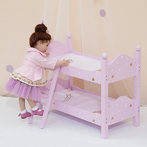 Litera de muñeca con Accesorios Juguete de Madera Olivias World TD-0095AP