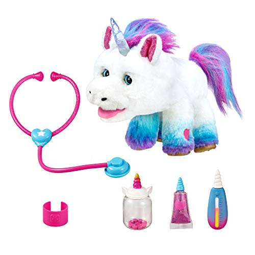 Little Live Pets Unicorn Vet Set Little Live Rainglow-Juego de Veterinario de Unicornio, Color. (Moose 28863)