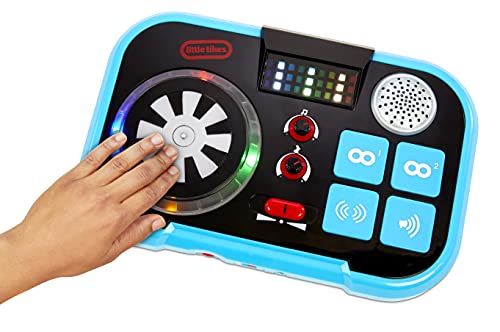 Little Tikes My Real Jam Mezclador de DJ con funda, Cuatro modos de juego, control de volumen, conectividad Bluetooth, Fomenta el juego creativo e imaginativo, Edad: 3+ años