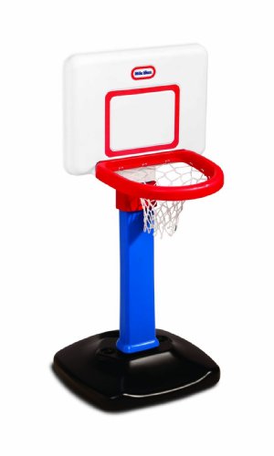 Little Tikes TotSports Canasta y Tablero de Baloncesto - Altura Ajustable - De 18 Meses a 5 Años