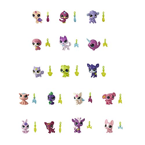 LITTLEST PET SHOP – Figura de acción de Lucky Pets – 1 Figura de Juguete y Abalorios