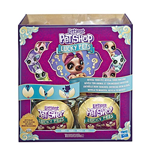 LITTLEST PET SHOP – Figura de acción de Lucky Pets – 1 Figura de Juguete y Abalorios