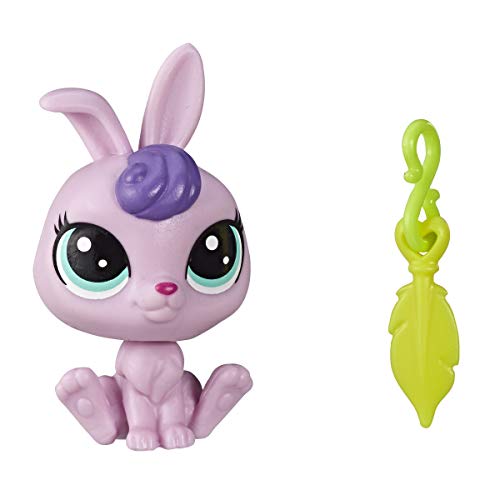 LITTLEST PET SHOP – Figura de acción de Lucky Pets – 1 Figura de Juguete y Abalorios