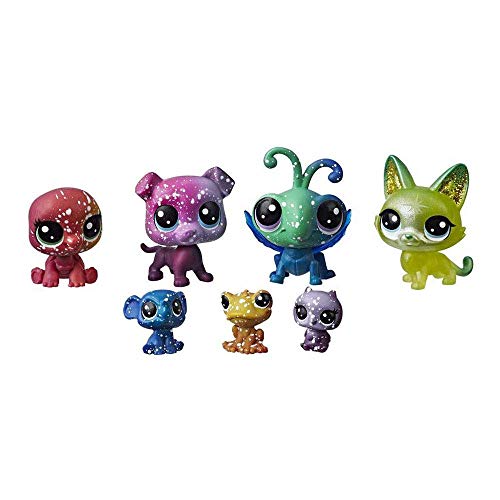 LITTLEST PETSHOP - Collection Galaxie - 4 Minis + 3 Teensie Petshops N°2