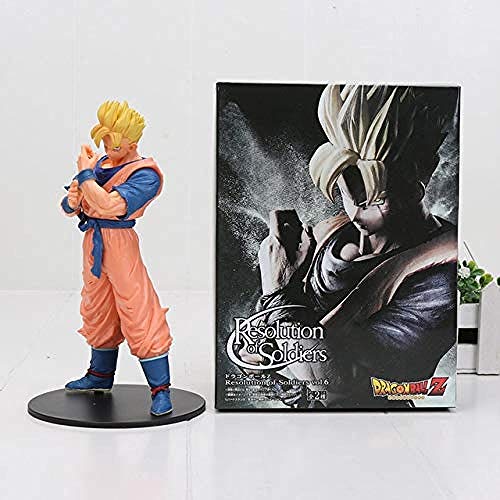 LJXGZY 17 cm / 20 cm Dragon Ball Z Figura de acción Super Future Trunks Gohan Figura Resolución de Soldados Vol.5 Colección Decoración Modelo Regalo de cumpleaños Estatua