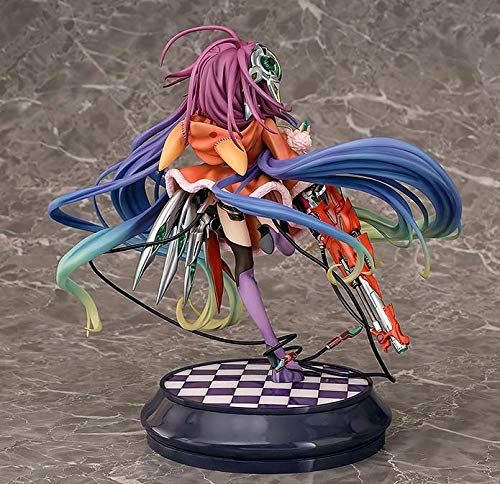 lkw-love No Game No Life: Figura de PVC Shiro (Escala 1: 7) - Escultura Muy Detallada - Altura 22 Cm