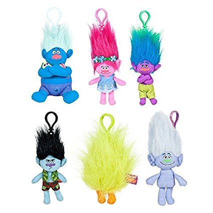 Llavero peluche Trolls 15cm surtido