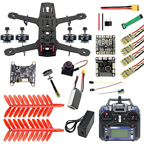 LMIAOM DIY Marco 250 Kit completo FPV Quadcopter cámara Drone 250MM fibra de carbono SP Racing F3 FC Flycolor Raptor BLS Pro-30A ESC 700TVL Piezas de montaje de accesorios de bricolaje