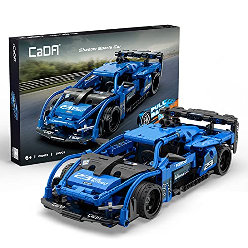 Loads CADA C52023 - Cochecito deportivo para McLaren Senna GTR, 380 piezas, técnica 1/18, con bloques de construcción, compatible con la técnica Lego