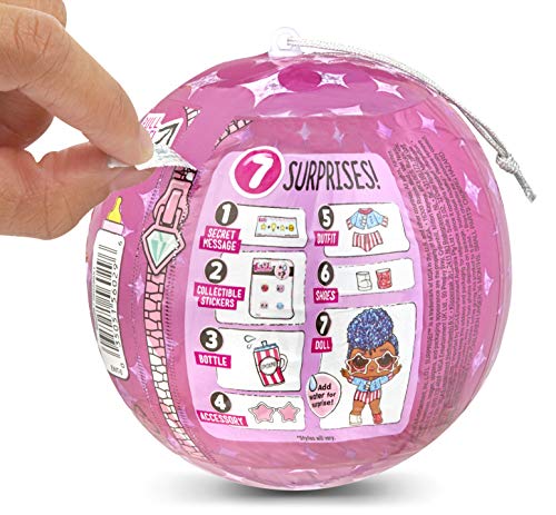 L.O.L. Surprise! 26559665E7C Surprise Doll Sparkle Series - Figuras coleccionables con Purpurina y 7 sorpresas, 1 de Cada 12 muñecas coleccionables en Paquete Sorpresa