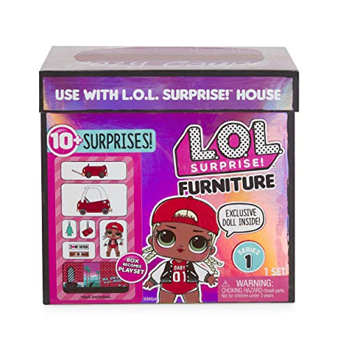 L.O.L. Surprise!- L.O.L Muebles Cozy Coupe con M.C. Swag & 10+ Sorpresas, Multicolor (MGA Entertainment UK LTD 564096)