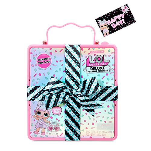 LOL Surprise Muñeca Miss Partay y Mascota , Con Moda, Sorpresas Efervescentes y Accesorios , Regalo Sorpresa de Lujo