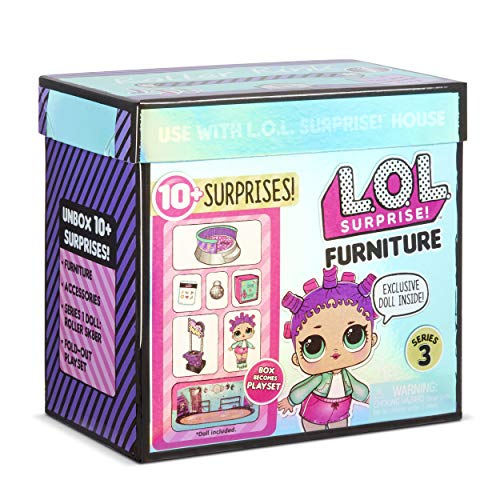 LOL Surprise Muñecas Coleccionables para Niñas , Con 10 Sorpresas y Accesorios , Roller Sk8er , Mobiliario Serie 3