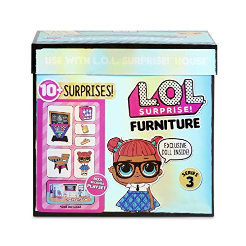 LOL Surprise Muñecas Coleccionables para Niñas , Con 10 Sorpresas y Accesorios , Teacher's Pet , Mobiliario Serie 3