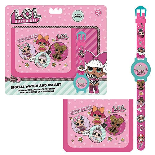 LOL SURPRISE Set Regalo Billetera y Reloj Digital (26-0460) 1