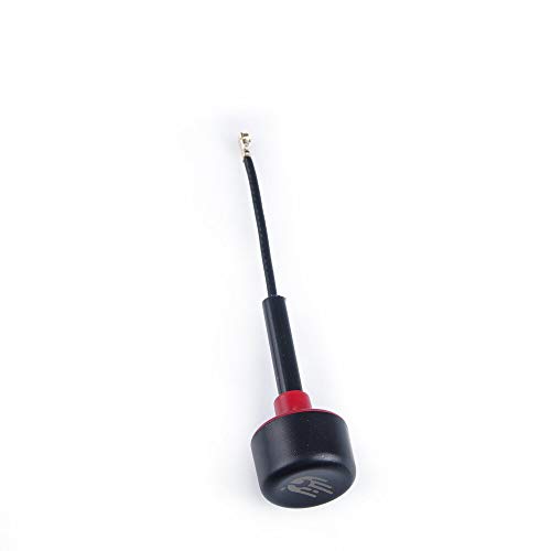 Lollipop 2.3dBi 5.8GHz 78mm PC+ABS con RHCP U.FL IPX IPEX antena negra para FPV Racing Drone