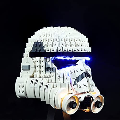 Lommer Juego de iluminación para casco Lego 75276 Star Wars Stormtrooper de Stormtrooper de Lego 75957 (no incluye modelo Lego).