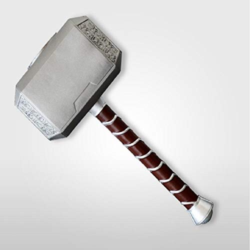 Lonme 44cm Thor's Hammer PU Foam 17" El Martillo de Thor Thunder Hammer Toy Collectors Cosplay Prop Fancy Dress Weapon