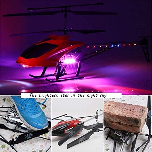 Lotees Chicos juguete rc helicóptero gigante grande al aire libre 85 cm control remoto volando avión gyro anti-colisión con giro led radio control remoto 3.5 canales helicóptero aviones juguete juguet