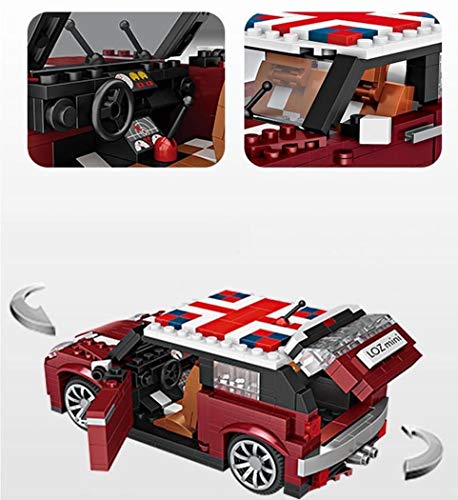 LOZ Típico Modelo inglés de Coche. Modelo a Escala 1:24 con minibloques