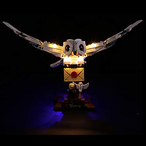 LTGO Juego de luces LED para Lego Hedwig 75979, juego de iluminación LED, juguete compatible con piezas de construcción Lego 75979 (solo juego de luces)