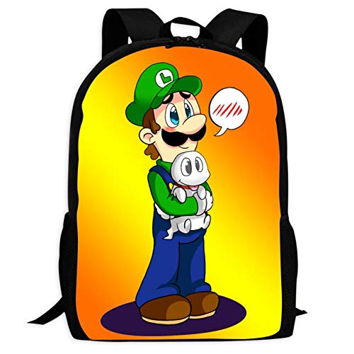 Lui_Gi's Man-Sion - Mochilas para portátil (3 unidades, impresión 3D, para niños y niñas