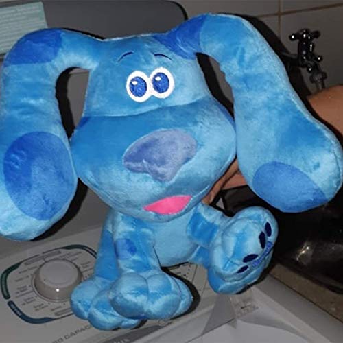 LuLezon 2PC Peluche ¡Las Pistas De Blue Y Tú! Beanbag Plush Doll Blue Pink Dog Juguetes De Peluche 20CM