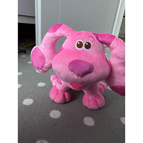 LuLezon 2PC Peluche ¡Las Pistas De Blue Y Tú! Beanbag Plush Doll Blue Pink Dog Juguetes De Peluche 20CM