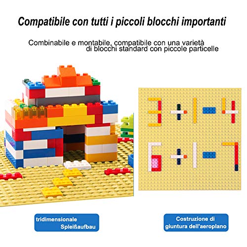 LVHERO 4 bases compatibles con Lego Classic, juegos creativos, juguetes educativos (arena)