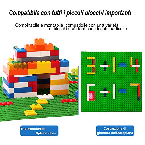 LVHERO 4 bases compatibles con Lego Classic, juegos creativos, juguetes educativos (verde)