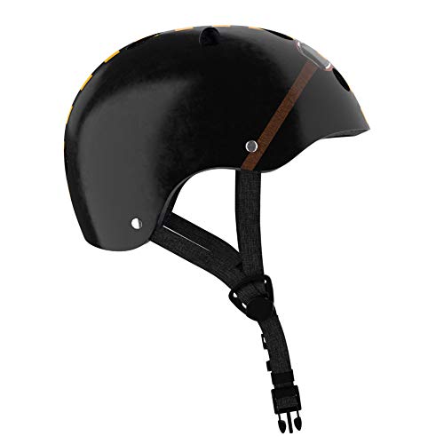 M MOLTO Casco Infantil para niños Negro Glass