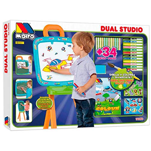 M MOLTO Pupitre Infantil Dual Studio